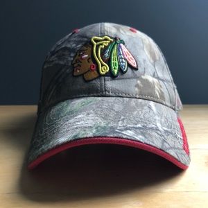 Women's Camo Blackhawks Cap